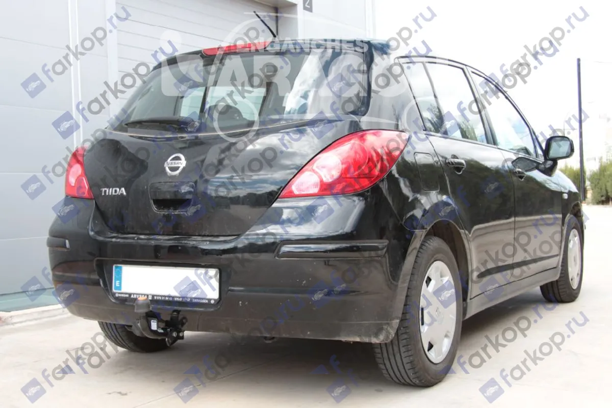 Фаркоп Aragon для Nissan Tiida (хетчбек) 2008-2014 E4421AA в 