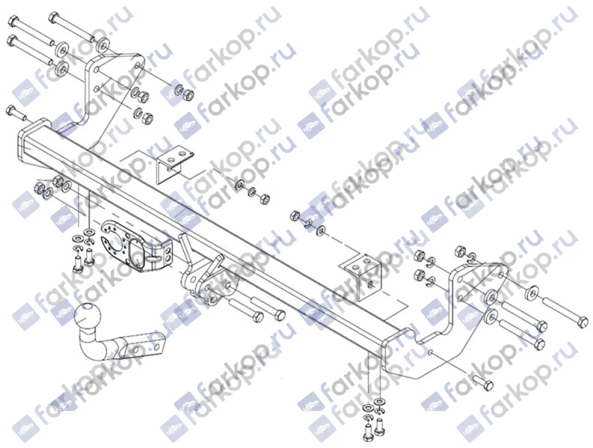 Фаркоп Brink для Mercedes Vito 2003-2005  419000 в 