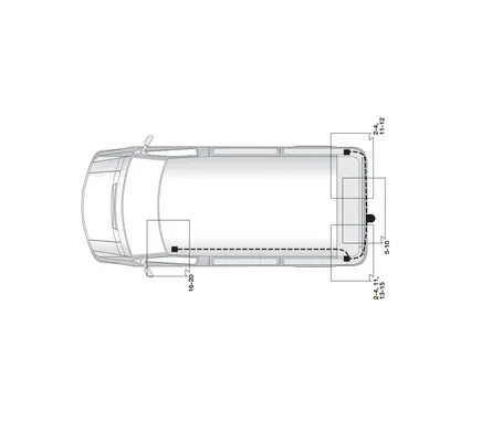 Электрика фаркопа Hak-System (13 pin) для Opel Movano 2003-2006 21500508 в 