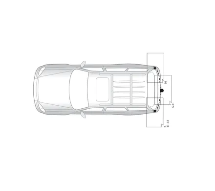 Электрика фаркопа Hak-System (7 pin) для Nissan Pathfinder 2005-2014 12140507 в 