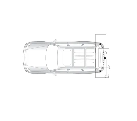 Электрика фаркопа Hak-System (13 pin) для Nissan Pathfinder 2005-2014 21140507 в 