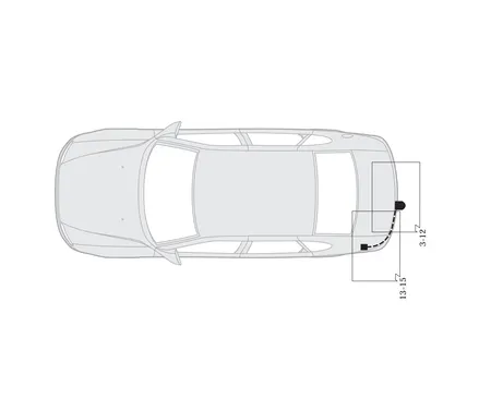 Электрика фаркопа Hak-System (7 pin) для Opel Signum 2003-2008 12150003 в 