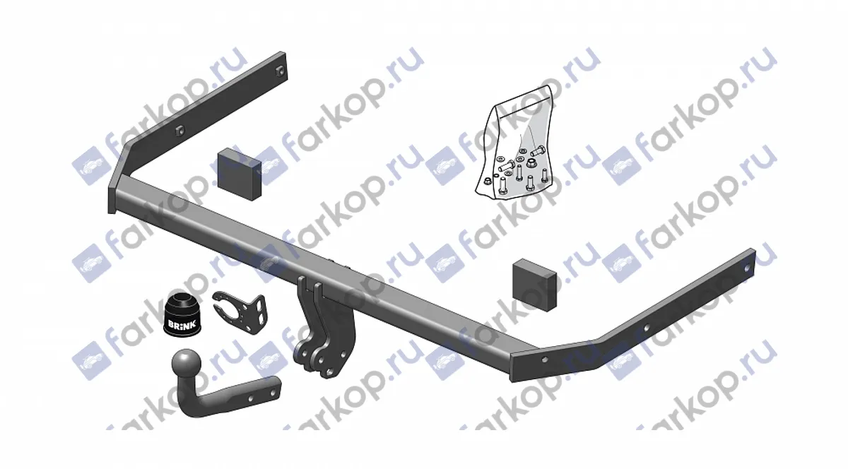 Фаркоп Brink для Volkswagen Jetta 2011-2019 541000 в 