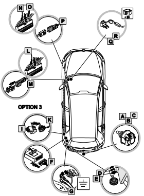 Электрика фаркопа Brink (7 pin) для Audi A3 2012-2016 701503 в 