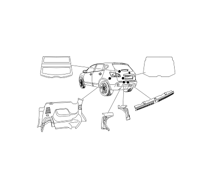 Электрика фаркопа Brink (7 pin) для Nissan Qashqai 2007-2014 732583 в 