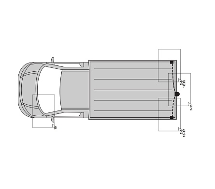 Электрика фаркопа Hak-System (13 pin) для Volkswagen Multivan T5 2003-2009 21270513 в 