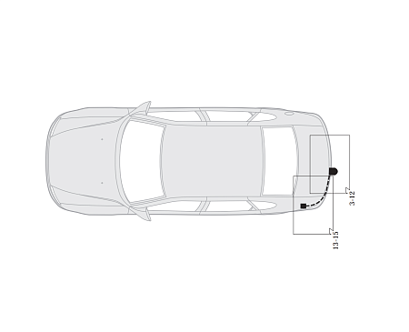 Электрика фаркопа Hak-System (7 pin) для Opel Vectra 2002-2008 12150003 в 