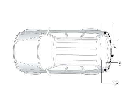 Электрика фаркопа Hak-System (13 pin) для Audi A6 1998-2005 26010500 в 