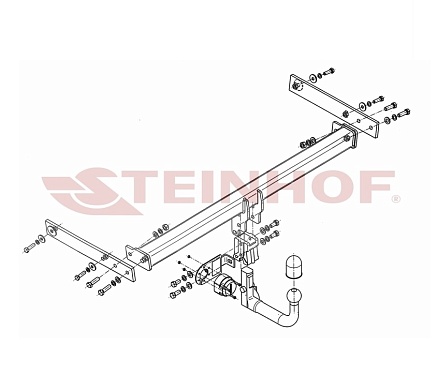 Фаркоп Steinhof для Audi Q3 2011-2018 A-097 в 