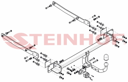 Фаркоп Steinhof для Mercedes E-class (купе) 2009-2016 M-150 в 