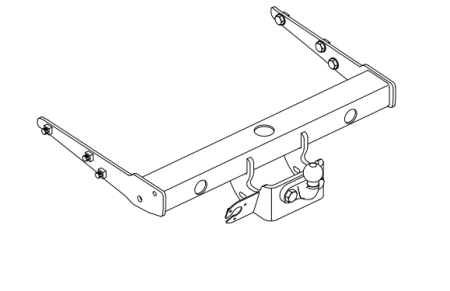 Фаркоп Westfalia для Volkswagen Caravelle T5 2003-2015 321681600001 в 