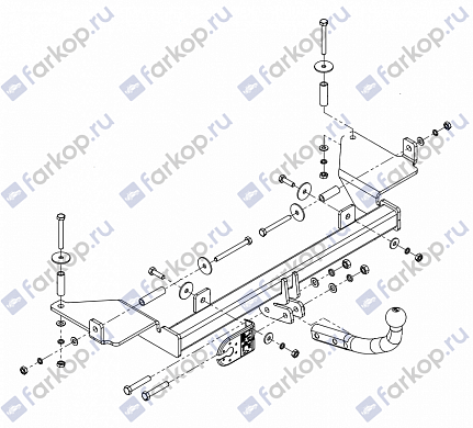 Фаркоп Imiola для Chevrolet Lanos (седан) 2004-2009 D.005 в 