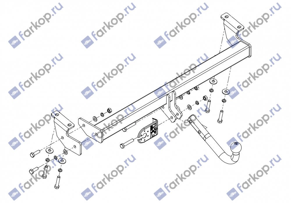 Фаркоп Imiola для Chevrolet Viva 2004-2008 O.007 в 