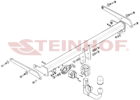 Фаркоп Steinhof для Audi Q3 (Sportback) 2019- A-118 в 