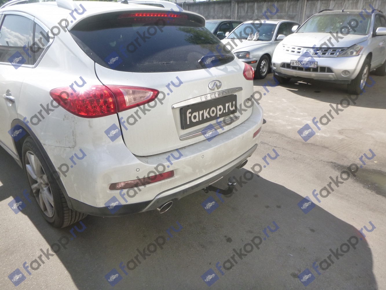 Фаркоп Aragon для Infiniti QX50 2013-2018 E2200AA в 